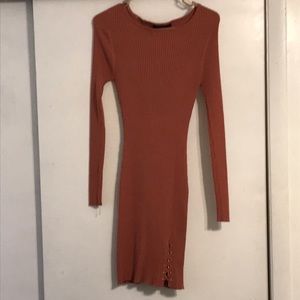 Pencil fitted stretchy dress